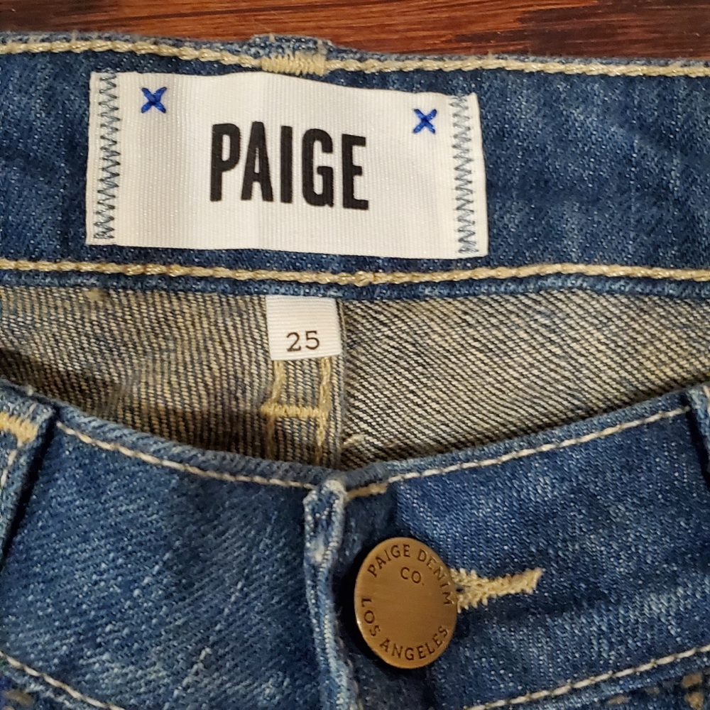 Paige Jimmy Jimmy skinny jeans, size 25